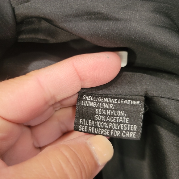 Biker Heavy-weight Classic Black Riding Leather - Picture 6 of 6